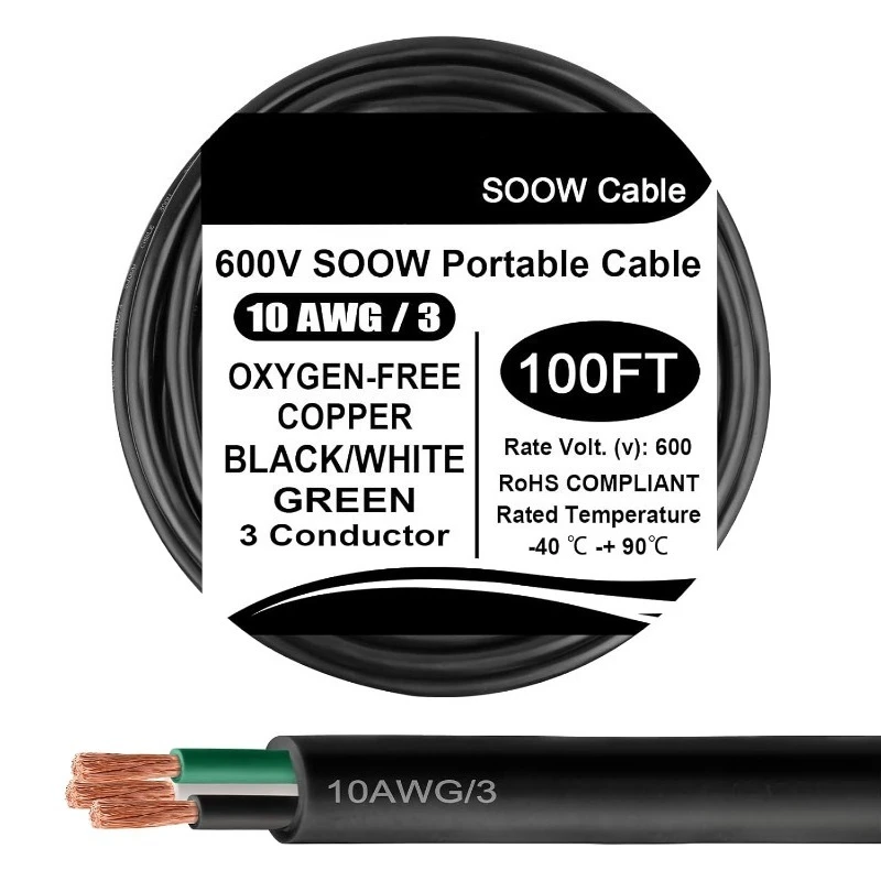 100Ft 10/3 10 Awg P…