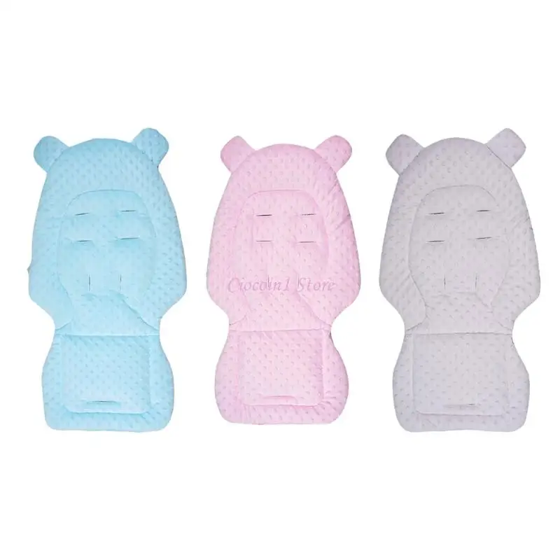 

Y1UB Double-sided Baby Strollers Cushion Cotton Breathable Liner Reversible Design Pad for Infants Prams