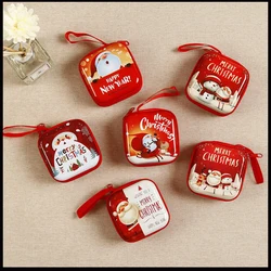 Navidad 2024 Christmas Ornaments for Home Merry Christmas Gift Coin Bag Noel Enfeites De Natal Cristmas Decor New Year 2024