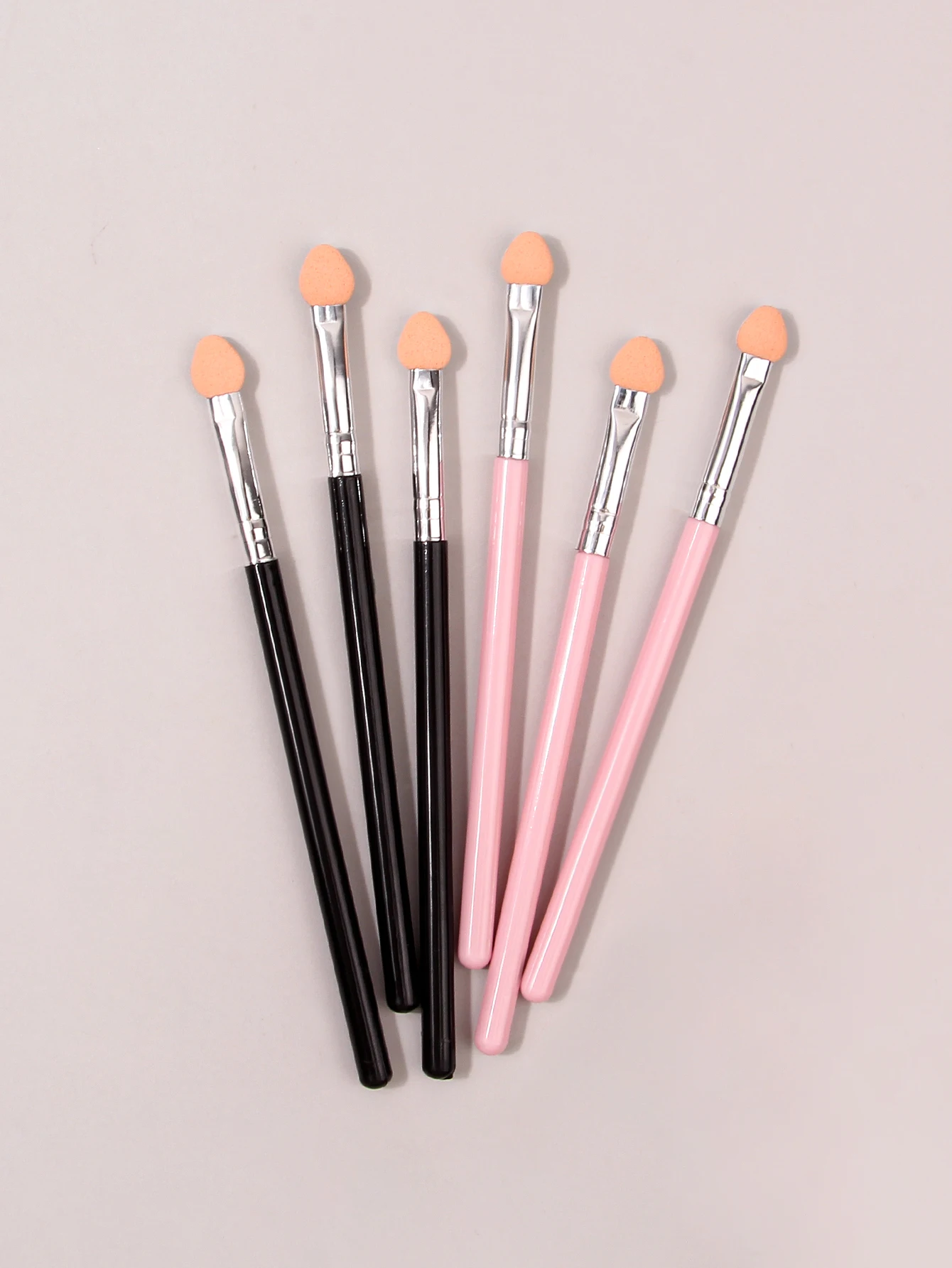 6PCS Premium latex single-head double-sided eyeshadow Brush Eyeshadow Stick Makeup tool Sponge Head Smudge Brush