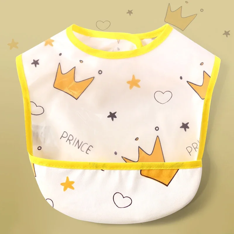 Cute Baby Bibs Waterproof Apron Kid Cartoon Number Cherry Cat Feeding Bib Soft Burp Cloth For Toddler Boys Girls Bandana Bibs