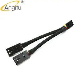 Angitu Corsair RGB 4pin Fan Hub Splitter Adapter Cable For Corsair RGB Hub, Lighting Node Core-10cm