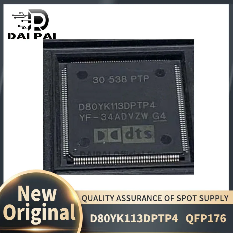 (1pcs-10pcs) 100% New original D80YK113DPTP4 D80YK113DPTP400 QFP176 Chipset