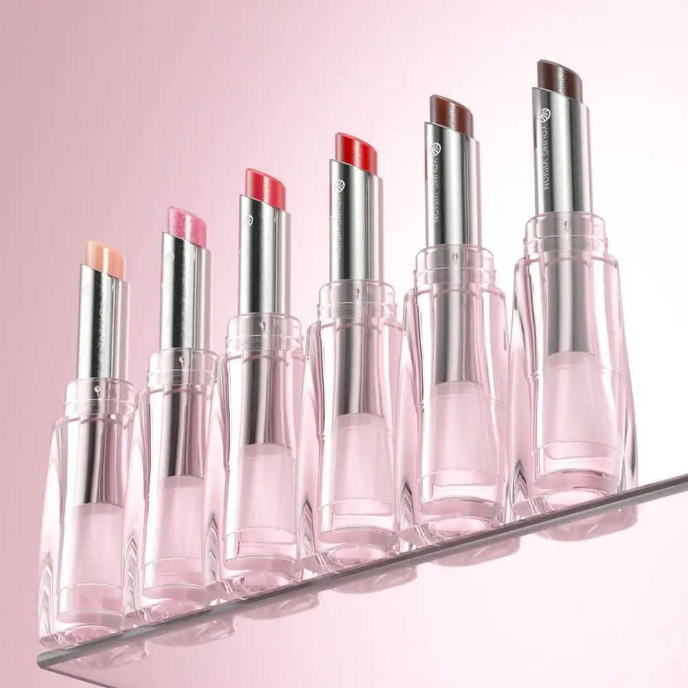 Rossetto Idratante Termosensibile, Balsamo Labbra a Lunga Durata che Cambia Colore, Cura Labbra Colorata con Lucentezza Cristallina