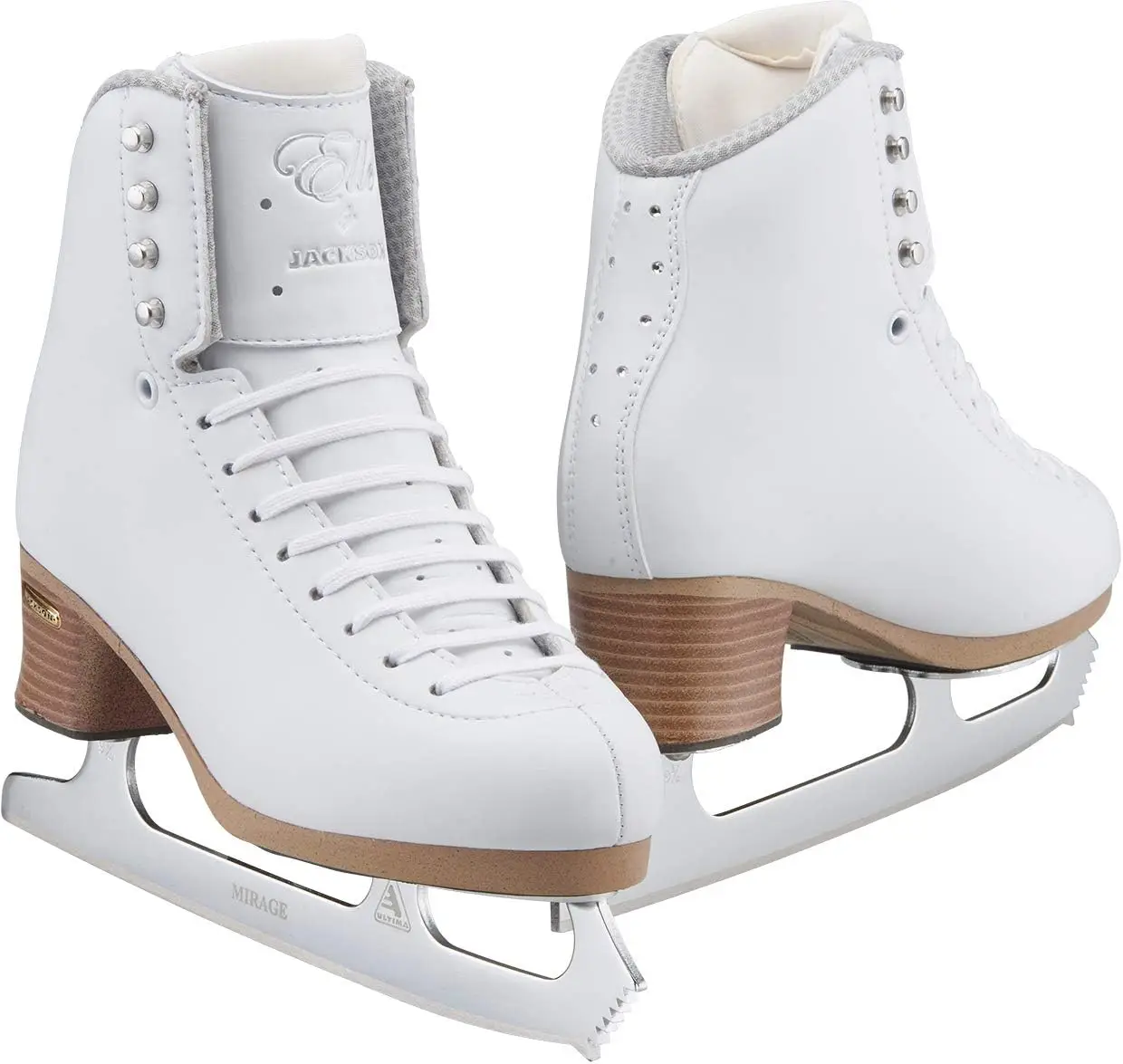 Fusion Freestyle Premiere Figure Ice Skates for Women Men Girls and Boys Torque Resistant Rubber Inlay Provides Non Slip Blade