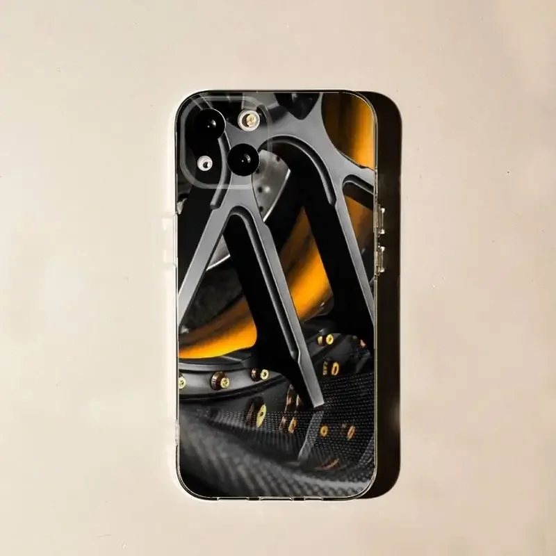 Car Wheels Cool Stuff Phone Case For iPhone 11 12 Mini 13 14 15 Pro XS Max X 8 7 6s Plus 5 SE XR Transparent Shell