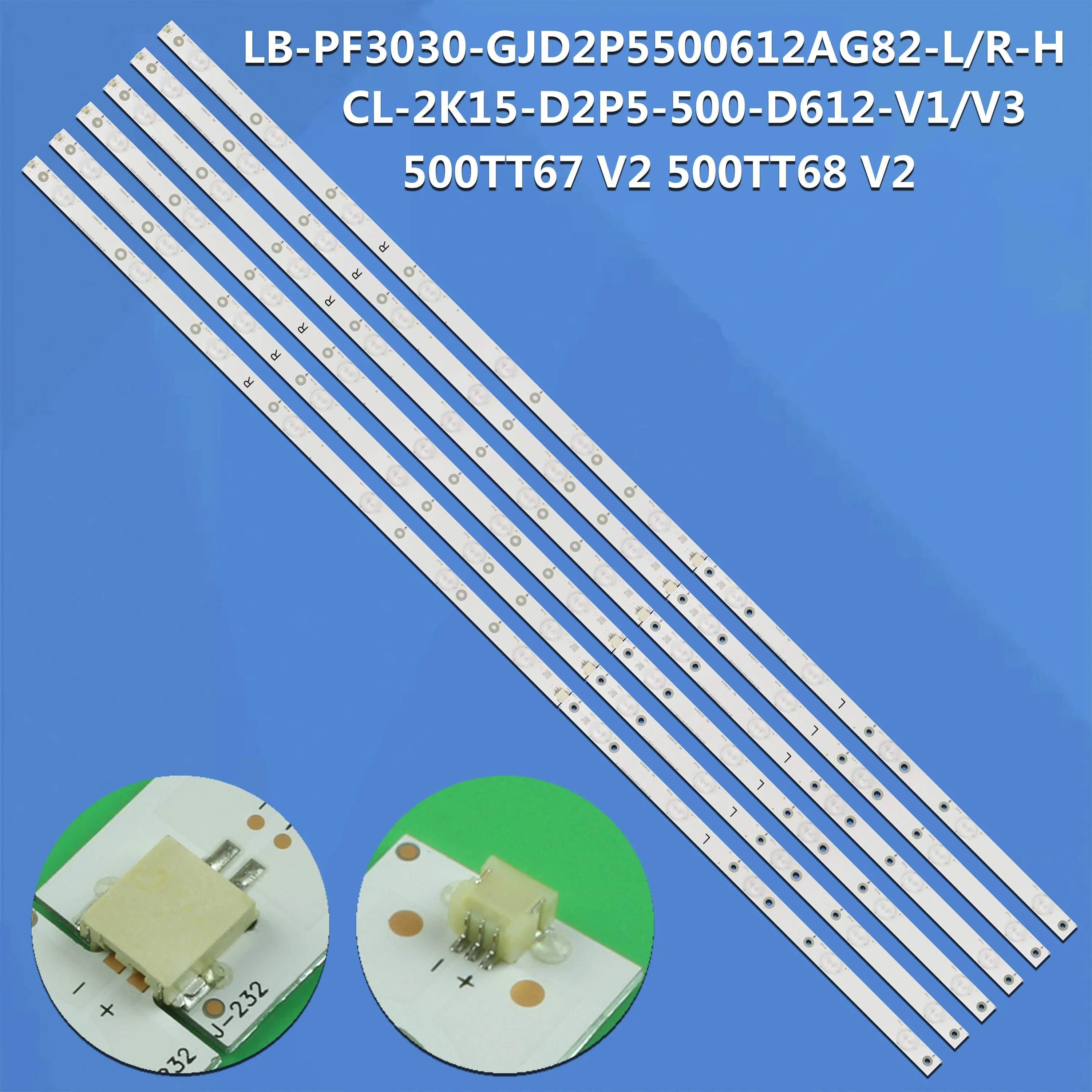 

LED Backlight strip 50pug6102 50PUF6102/T3 Le50u7970 for AOC Le50s5970 50PUT64012