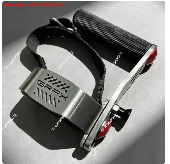 Side flat handle gantry handle, left and right adjustable steel cable, special accessories for shoulder training