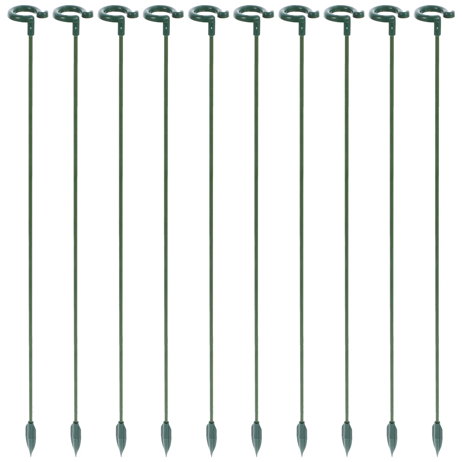 

10pcs Plant Growth Bracket ABS Material Smooth Surface Potted Plant Support Rods for Gardening Flower Vines