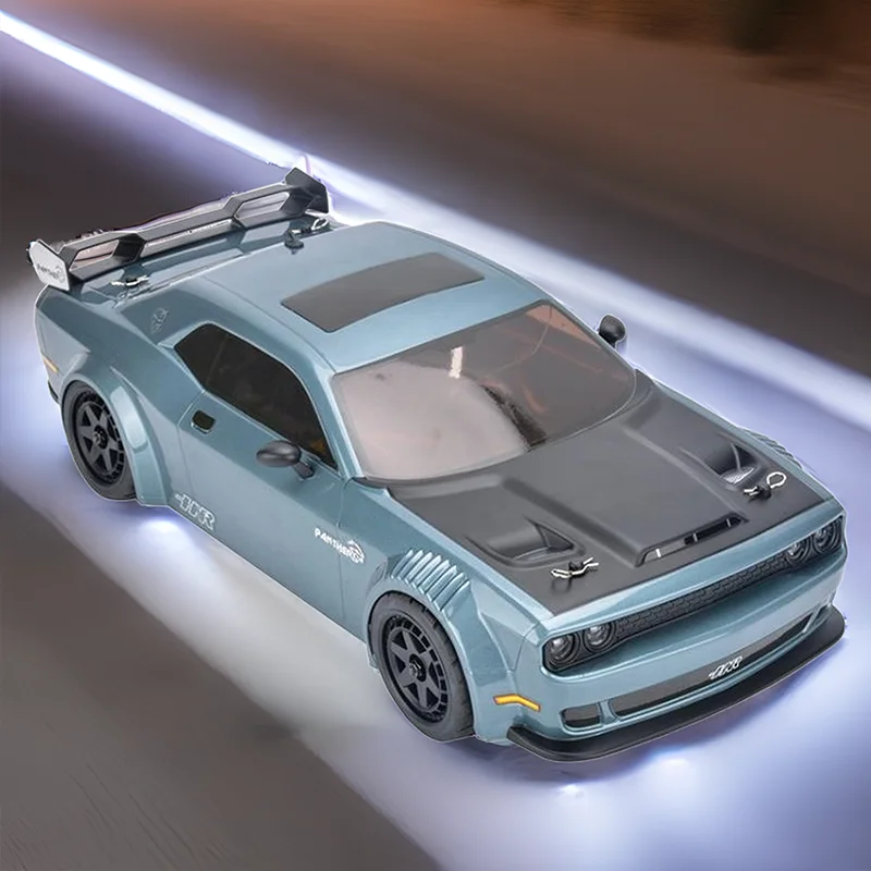 Hongnuo HNR H9802 Dodge SRT Hellcat 1/10 4WD Brushless High Speed RC Car Simulation Remote Control Horizontal Drift Car Model