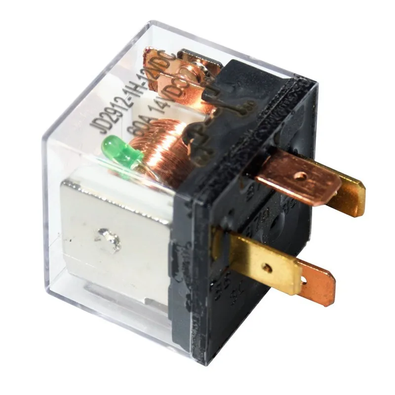 Automobile Control Relay Socket 12V/24V 60A 4-Pin 5-Pin Waterproof Sealed Car Relay
