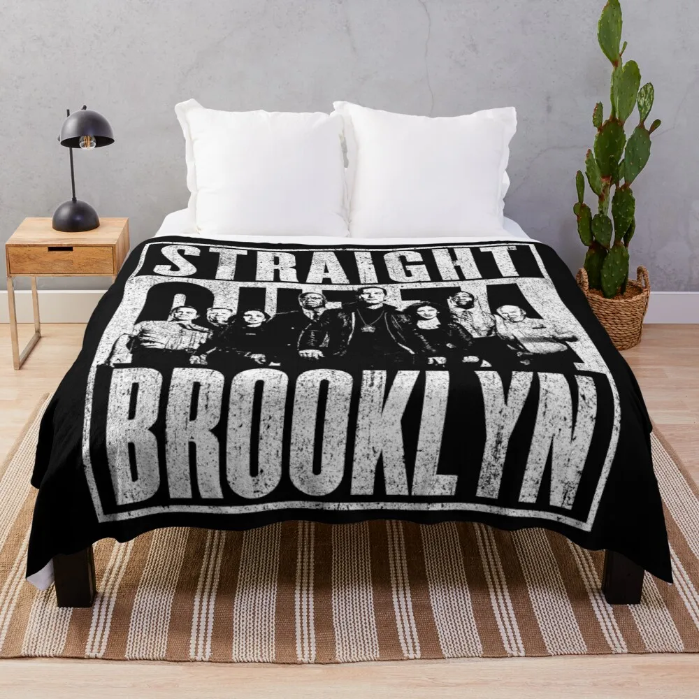 Straight Outta Brooklyn Throw Blanket Loose Nap Blankets