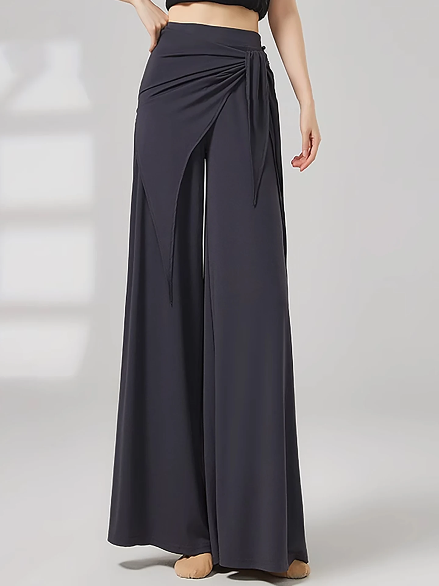 Modern Dance Pants Draping Wide Leg Female Form Dance Training Classical Dance Uniforms Four Seasons Universal High Elasticity