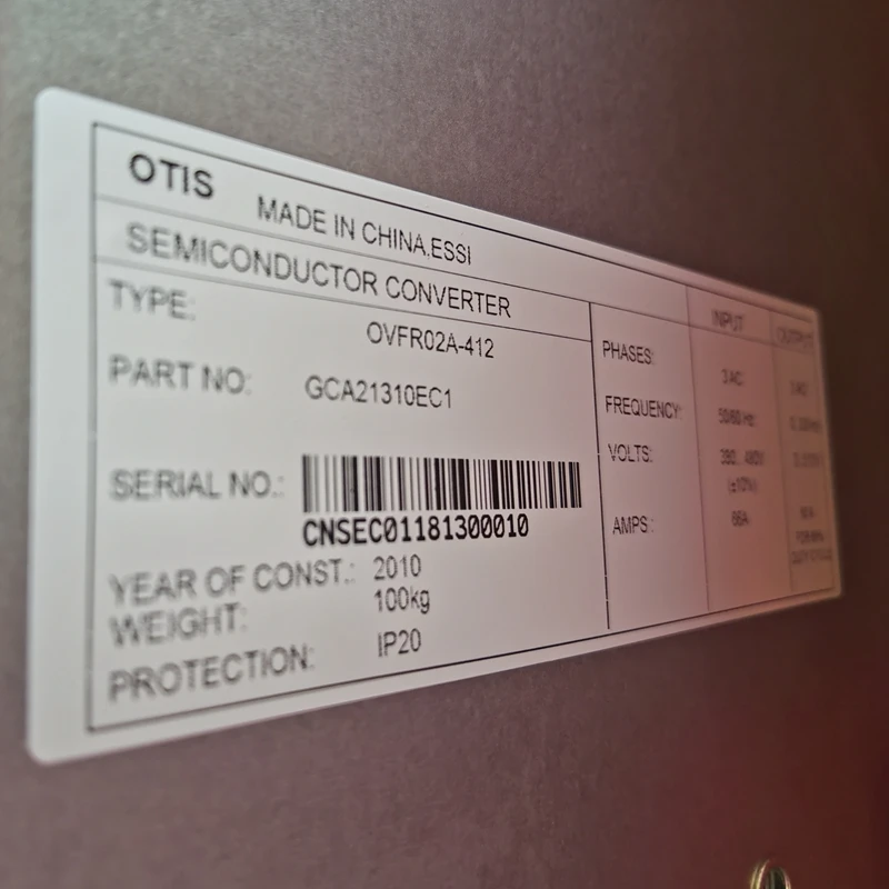 OVFR02A-412 Frequency Converter GCA21310EC1 Elevator Parts Lift Accessories
