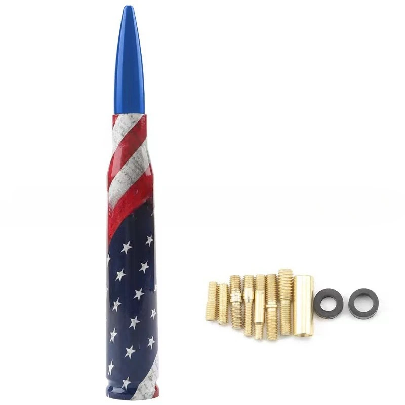 Universal Car Decorative Antenna Modification Kit, Auto FlagStylingAerialAccessoriesVehicleRadioSignalEnhancementCustom Parts