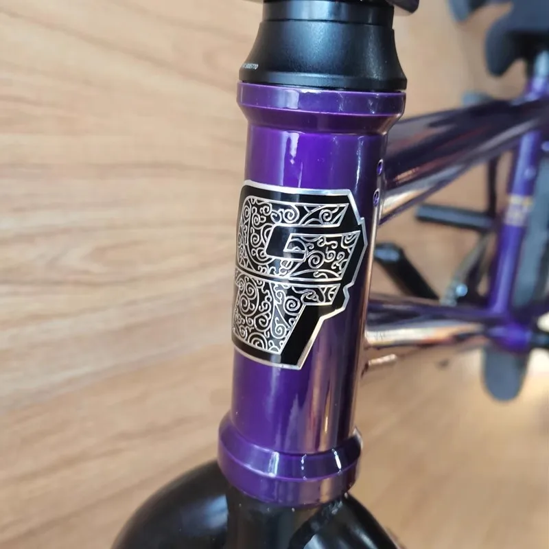 Odznaka rowerowa GT DIY Dekoracyjne etykiety, stop aluminium, akcesoria do jazdy BMX