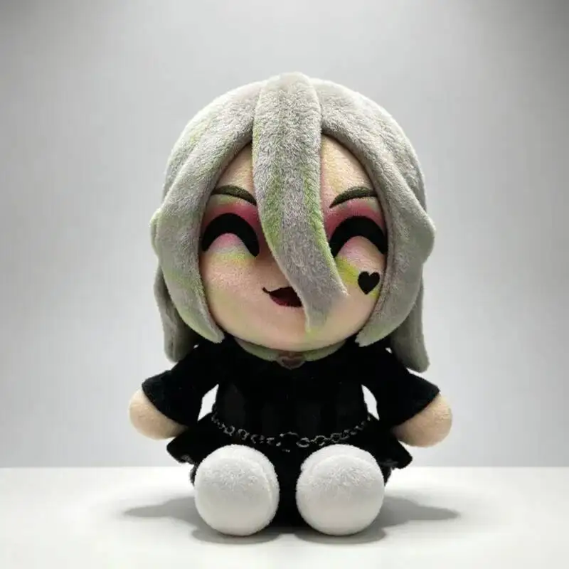 New Peripherals Girl With Bangs Plush Doll Toy 25CM Cartoon Decorative Ornaments Plush For Accompany Birthday Gift