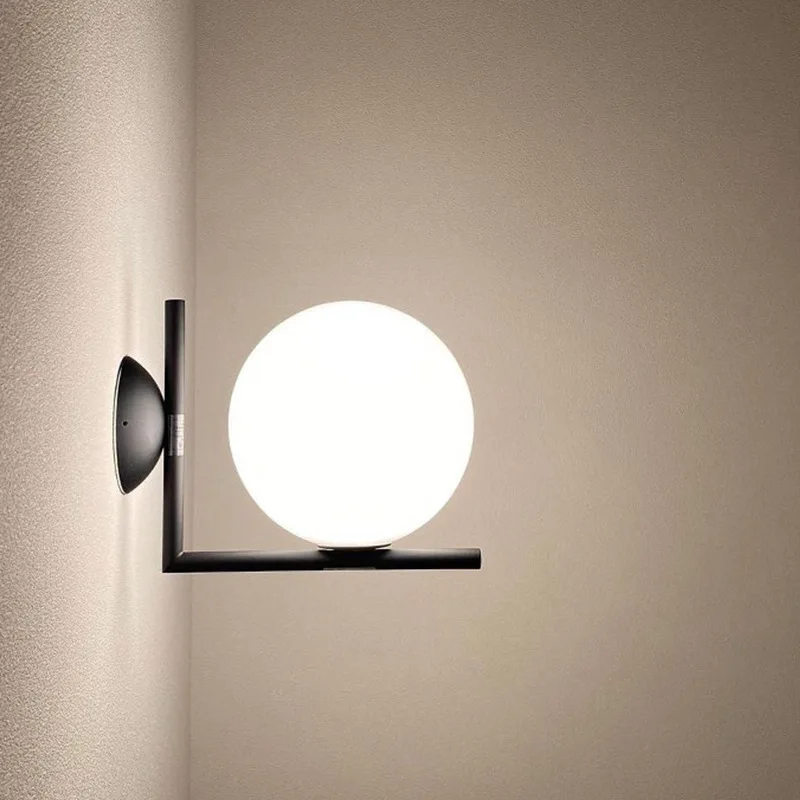 

Classic Glass Wall Sconce Lamp Surface Mounted Ceiling Light