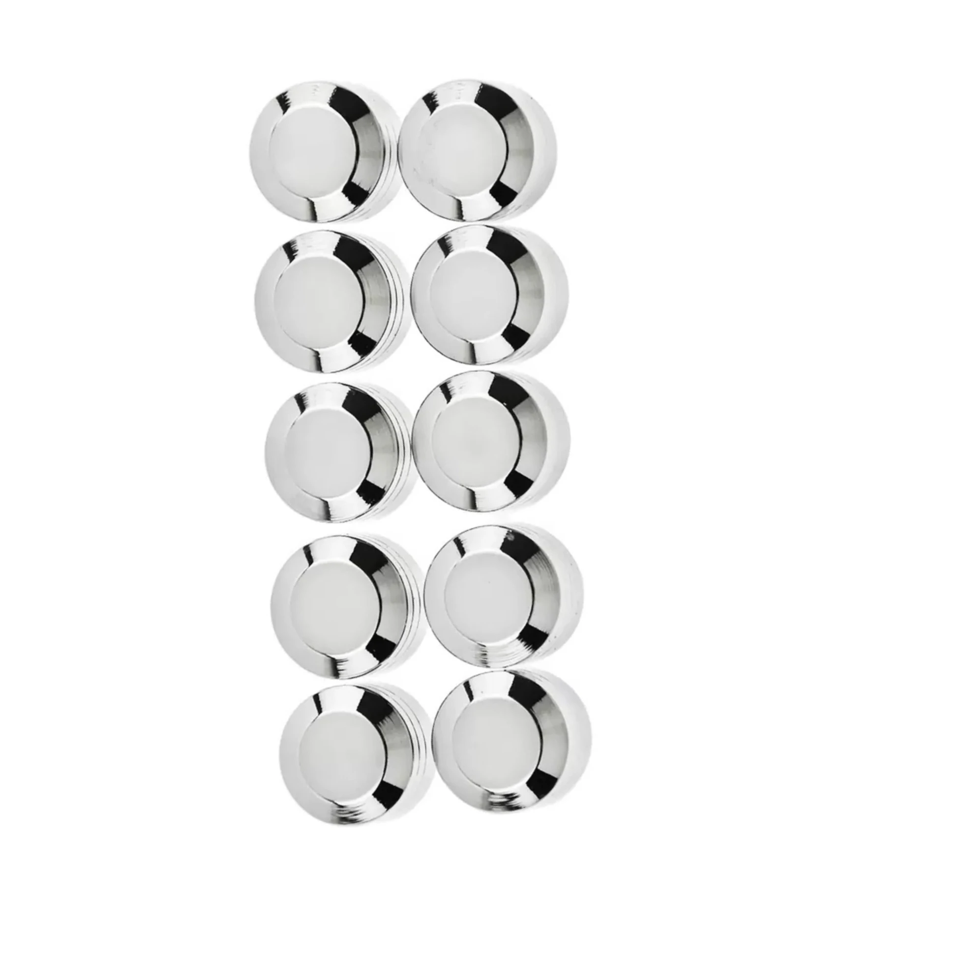 Aluminum Motorcycle Bolts Topper Cap Cover 10PCS 9mm 11.5mm 13mm  Universal For Harley Davidson Models Inner  Chrome