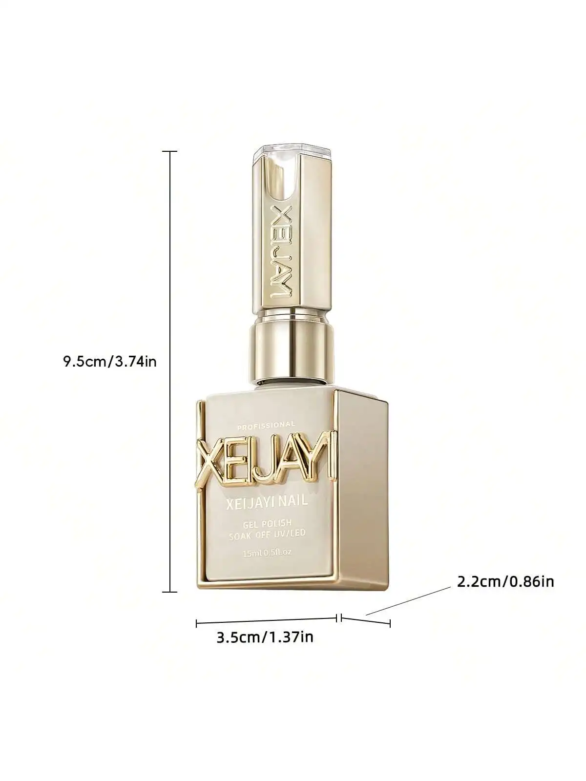 XEIJAYI 2 pièces 15ml nouveau populaire noir et bleu couleur Gel vernis à ongles ensemble, UV LED trempage vernis à ongles, adapté au bricolage à la maison