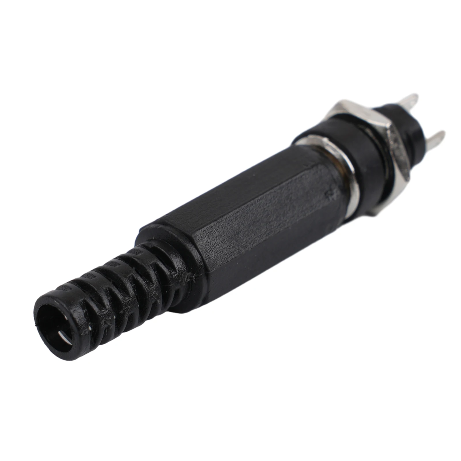 DC 12V Panel Mount Power Connector Kit 5 Units with Male and Female Socket Configuration for 5.5mm OD 2.5mm ID DC Power Cables