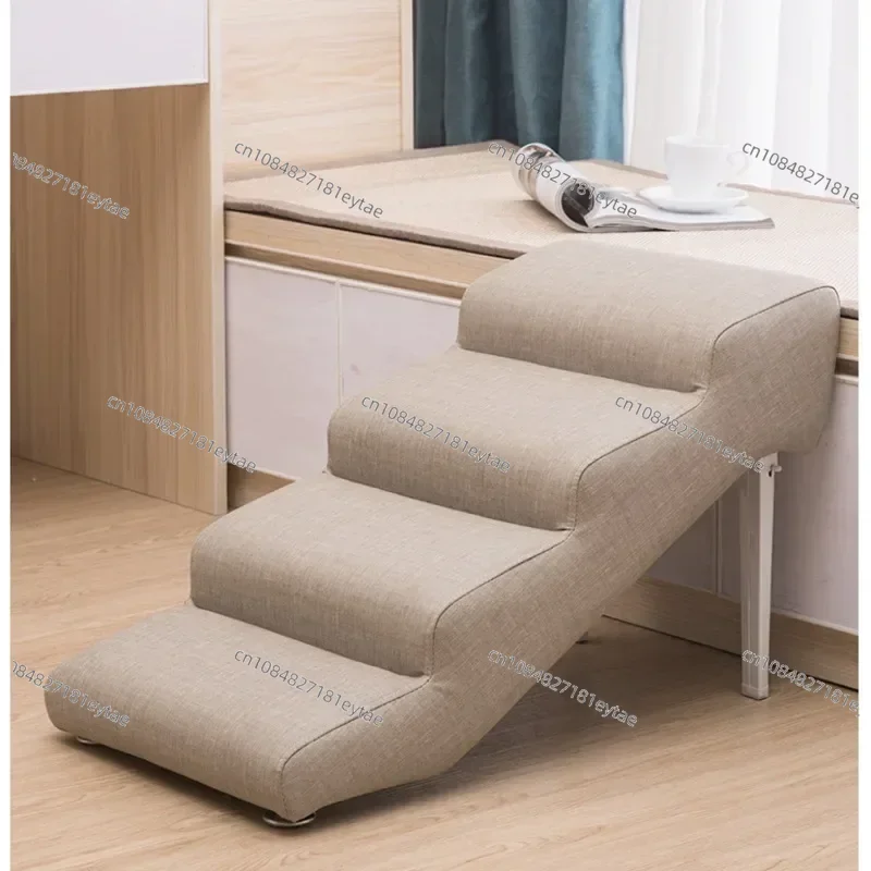 Non Slip Pet Stairs High Elasticity Climbing Ramp Foldable Durable Sofa Steps Portable Dog Ladder for Senior Dogs