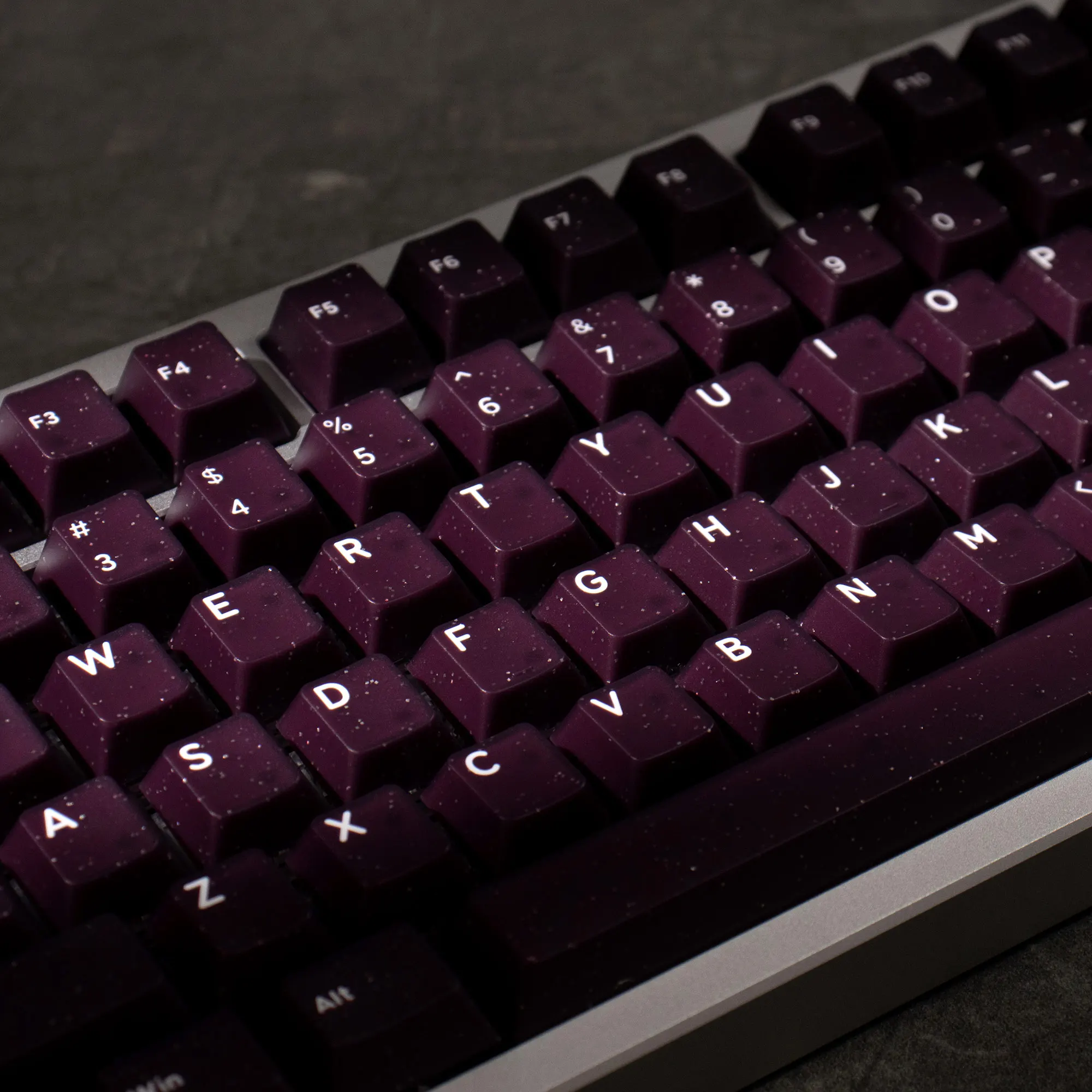 166 Keys Vior Purple Translucent Keycaps for Mechanical Keyboard ABS Double Shot Cherry Profile AULA F75 Ajazz GK61 Anne Pro 2