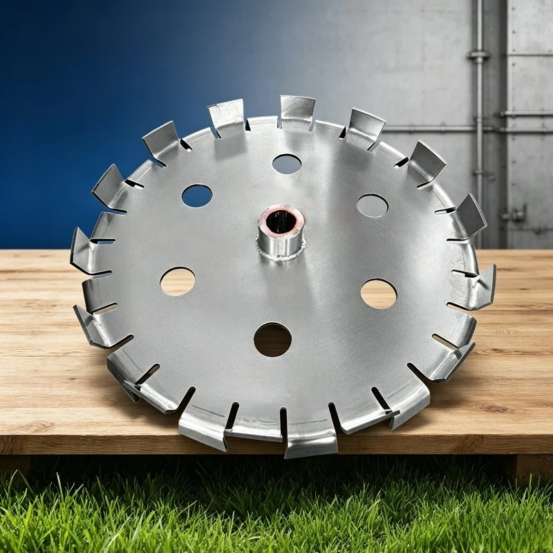 Conical Cup Impeller Up Down Tooth Stainless Steel Dispersion Impeller 30/35mm Inner Hole Pneumatic Mixer Stirring Rod Paddle