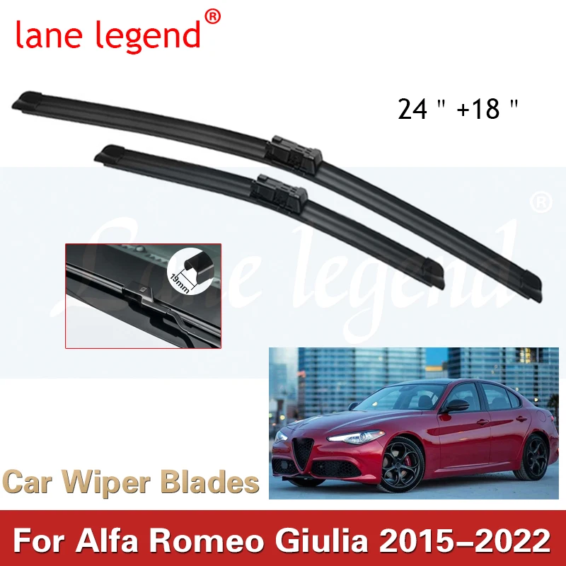 

2pcs For Alfa Romeo Giulia 2015-2022 Front Windshield Wiper Blades 2016 2017 2018 2019 2020 2021 Windscreen Window Accessories