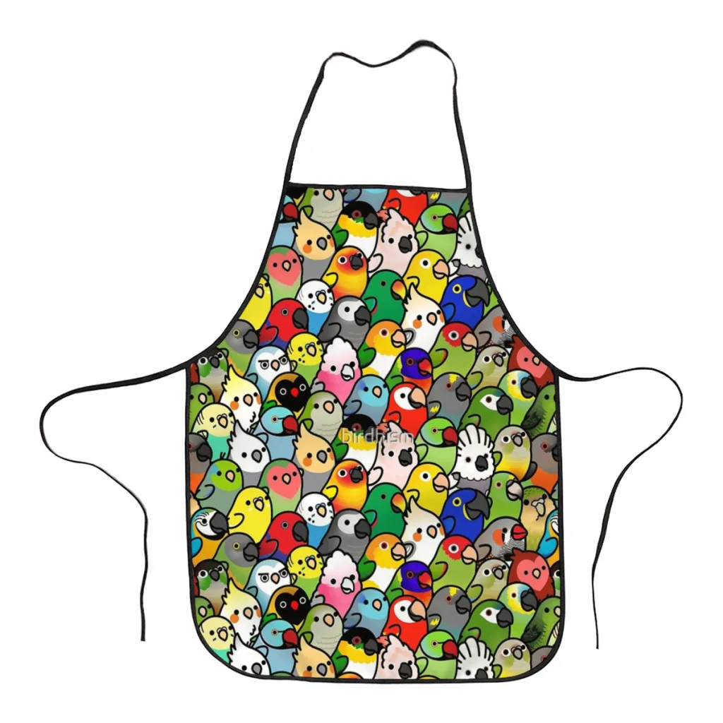 

Everybirdy Pattern 2023 Kitchen Aprons for Women Household Cleaning Apron Chefs Cooking Baking Apron for Child