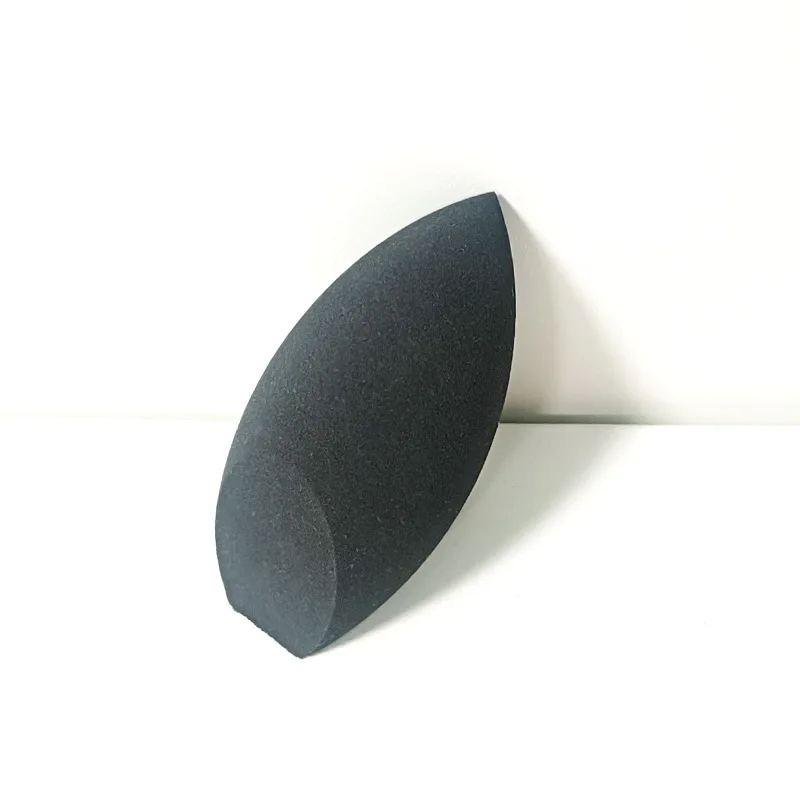 50pcs Custom Logo High Quality Reusable Soft Black Private Label Custom Make Up Sponge Vegan Latex Free Makeup Sponge