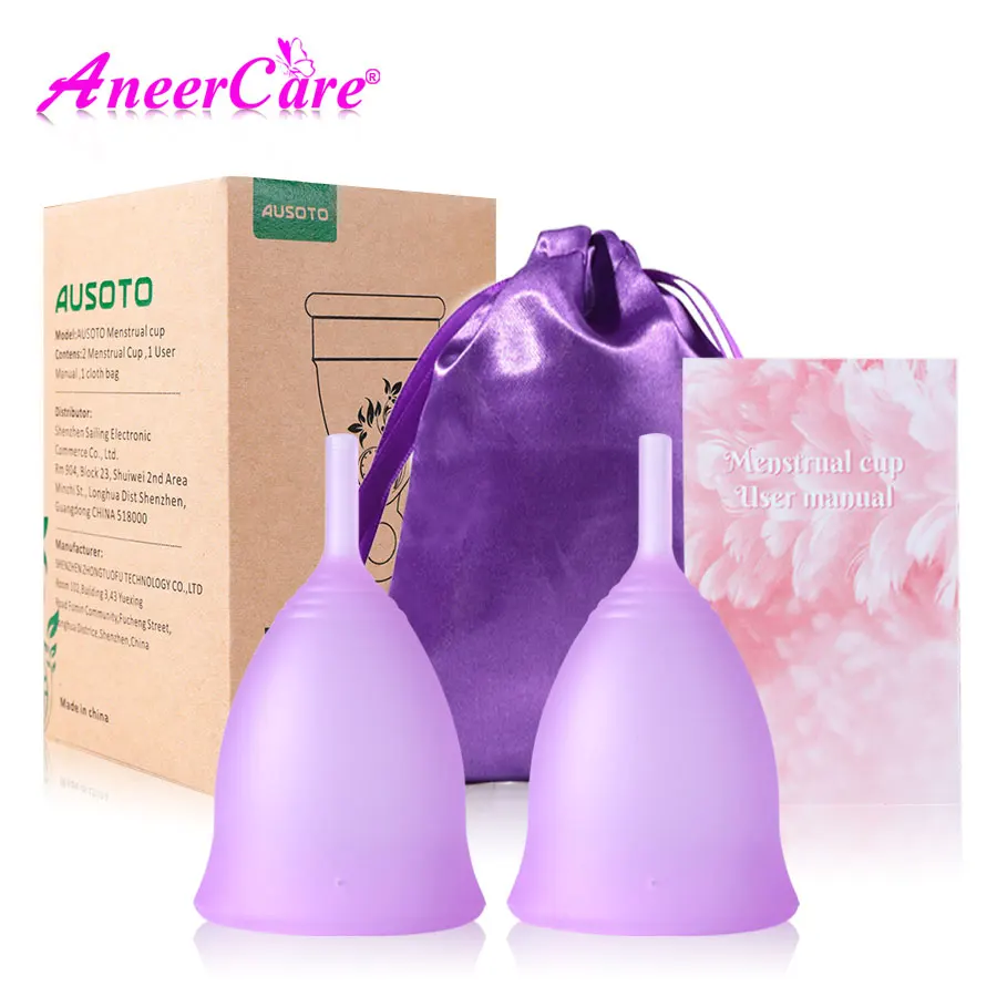 Reusable Cup Menstrual Cups Menstruation Bowl Mentrual Silicon Period Products Silicone Women's Hygiene Health.