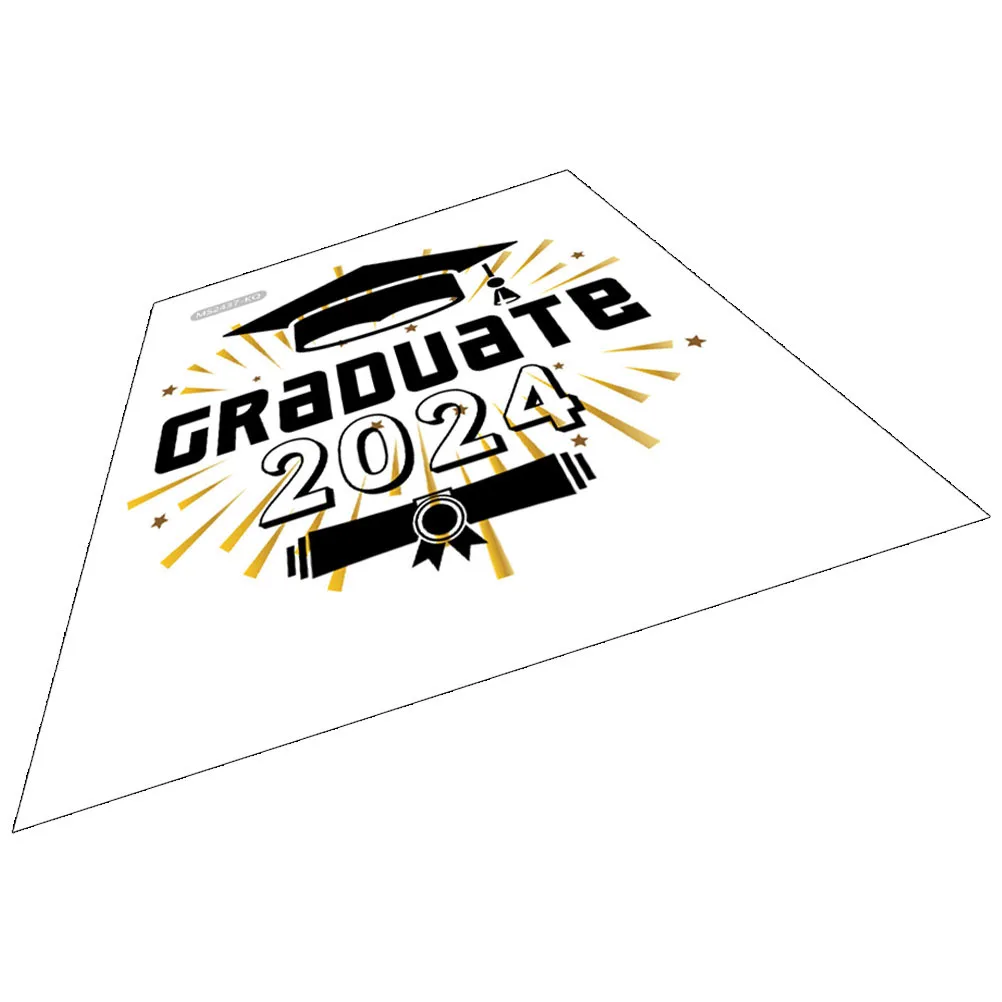 

Graduation Wall Sticker Decor Delicate Unique Design Easy Apply Smooth Surfaces Home Decoration Themed Stickers Graduation