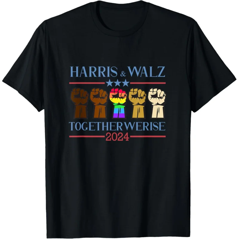 

Kamala Harris Tim Walz 2024 Election LGBT Harris Walz Waltz T-Shirt