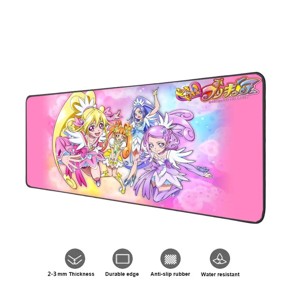 Pretty Cure Mouse Pad Gaming 900×400 Mousepad Gamer Xxl Mouse Mat Offices Accessories Keyboard Long Pad Computer Desk Mat