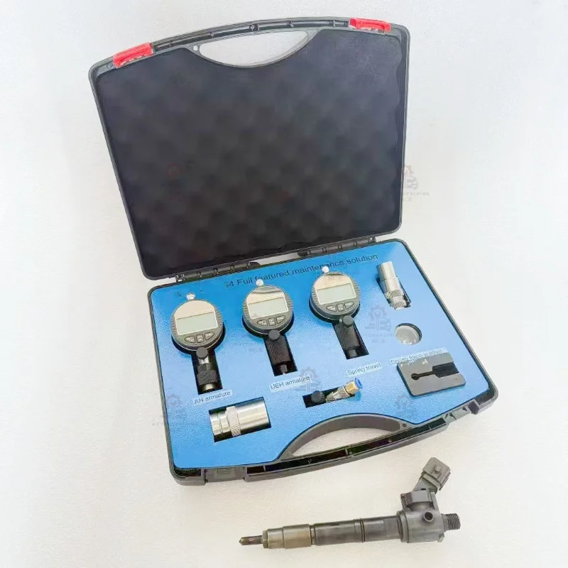 For Denso GM CRIN PIEZO Injector Clamp Armature Residual Air Gap Valve Chamber Solenoid Spring Travel Measuring Repair Tools