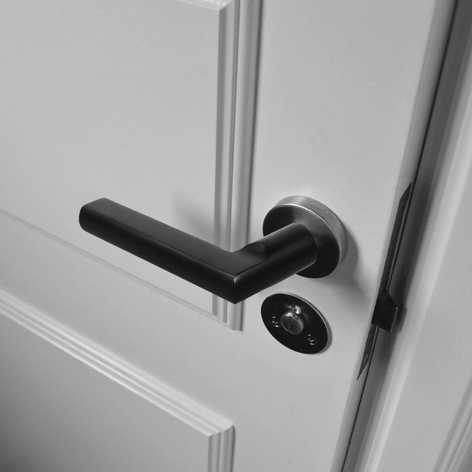 Premium Metal Door Handle Replacement for Bedroom Bathroom Toilet Universal Heavy Duty Rust Resistant Sleek Modern Design Easy