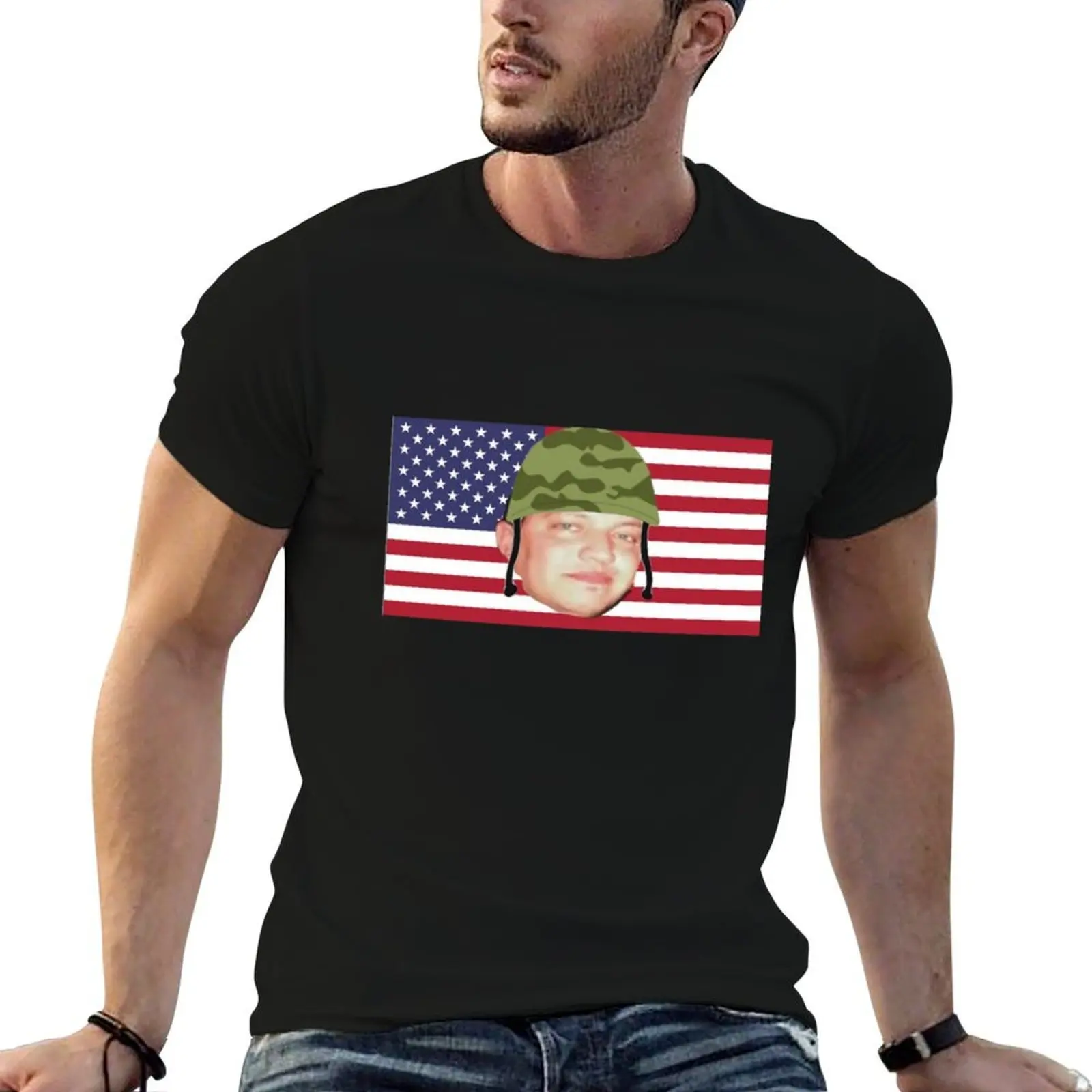 Sal Vulcano USA Flag Funny T-Shir Gift idea for Sal Vulcano Fans T-Shirt summer tops Funny t-shirts mens clothes