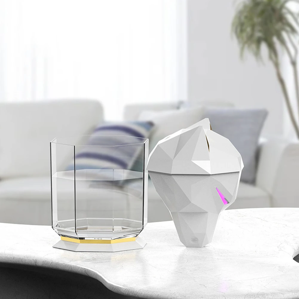 Desktop War Wolf Air Humidifier Household Air Purifier Electric Large Capacity with LED Light USB Rechargeable for Home Bedroom