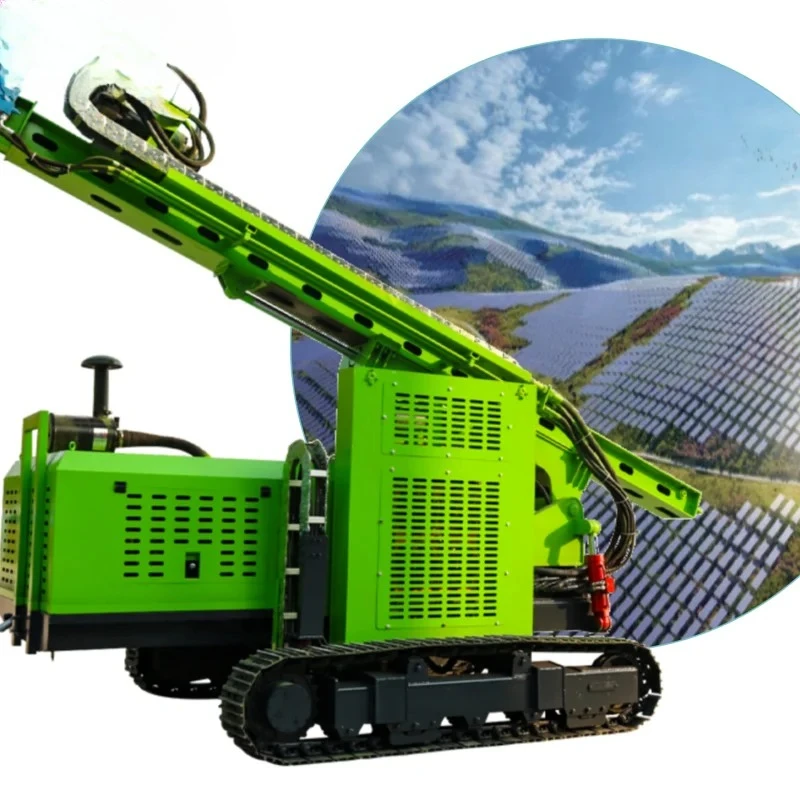 Robust Screw Crawler Machine Solar Pile Drivers Photovoltaic Hydraulic Pile Drivers for Basic Building Construction