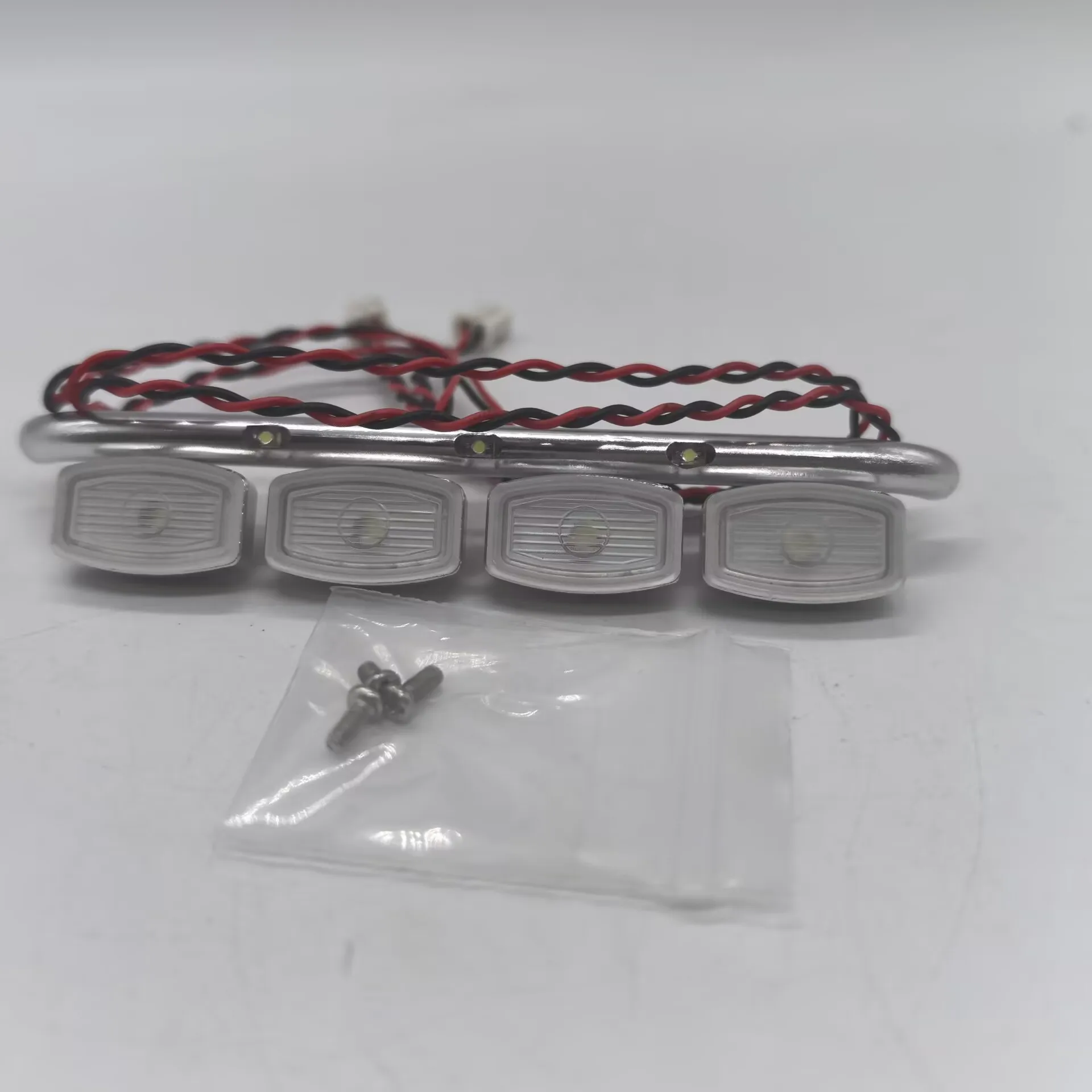 

Металлический алюминиевый сплав, передний фаркоп с LED-подсветкой для радиоуправляемых грузовиков Tamiya 1/14 (модели 56360, 56323, Scania), детали для самостоятельной сборки