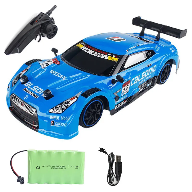 Auto RC Per GTR/Lexus 4WD Drift Auto Da Corsa Campionato Off-Road 2.4G Radio 1:20 Veicolo di Controllo Remoto LED Elettronico Per Bambini giocattoli