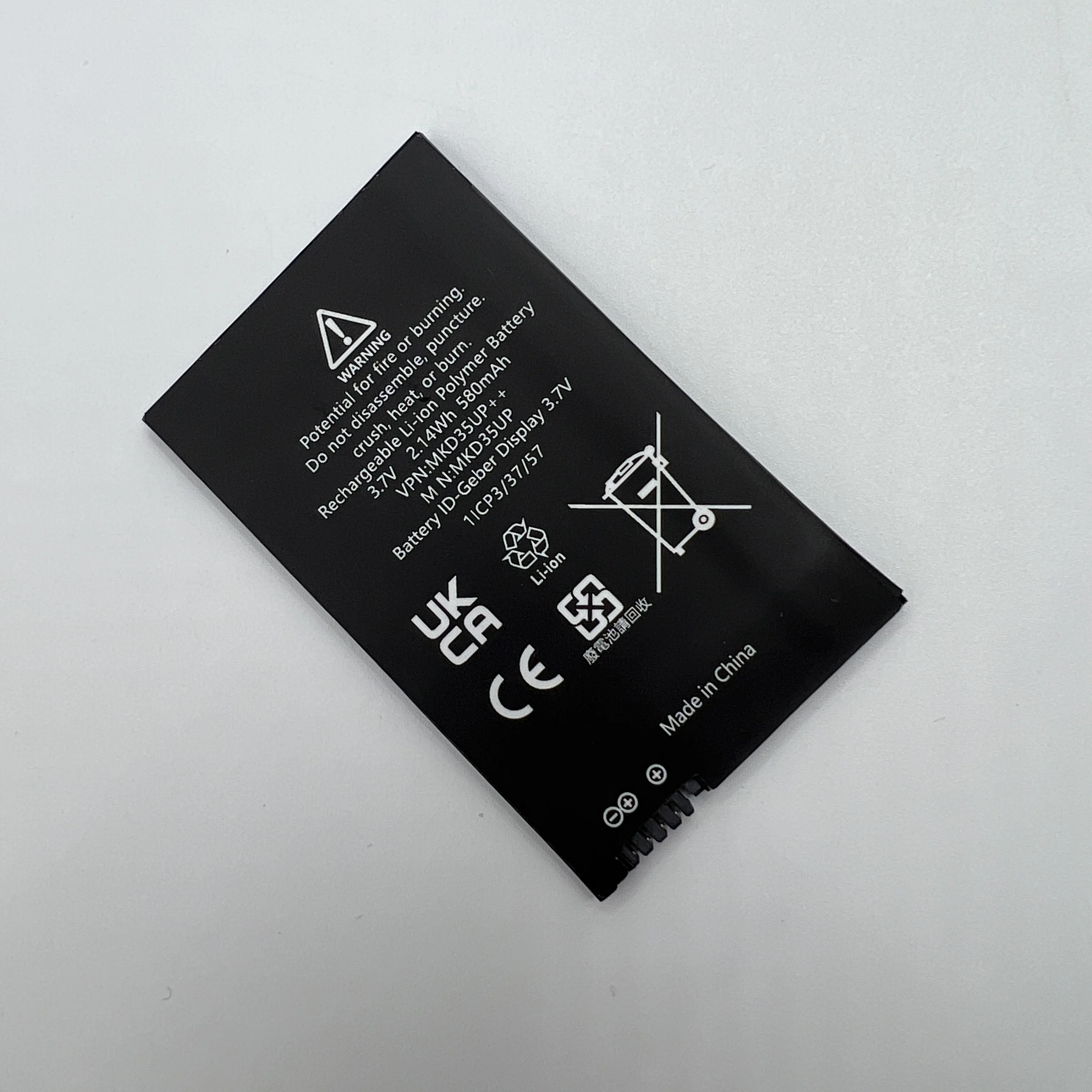 New 3.7V 2.14Wh 580mAh MKD35UP Remote LCD Key Battery  For BMW X3 X4 X5 X6 X7 530Le 730 740 745 760LI 9442976-01 1ICP3/37/57