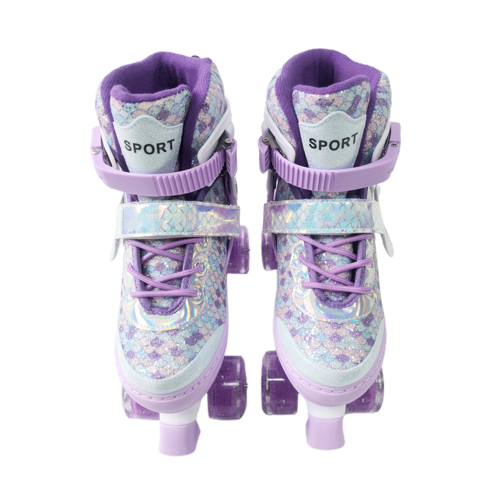 Kinder-Rollschuhe Verstellbar mit Blinkenden Rädern ABEC-Lager Dreifachschutz für Drinnen und Draußen Anpassbare Rollschuhe – Detail 6