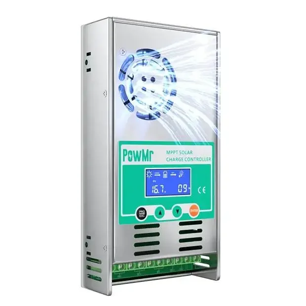 PowMr Backlight LCD Display Solar Charger 60A 12V 24V 36V 48V Support Parallel MPPT Solar Charge Controller