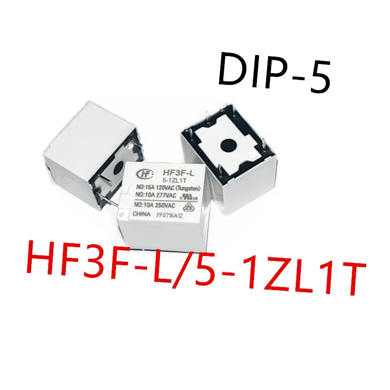 10piece  HF3F-L/5-1ZL1T 、HF3F-L/12-1ZL1T 、HF3F-L/24-1ZL1T  DIP-5  New magnetic holding relay  HF3F-L-5-1ZL1T 、HF3F-L-12-1ZL1T