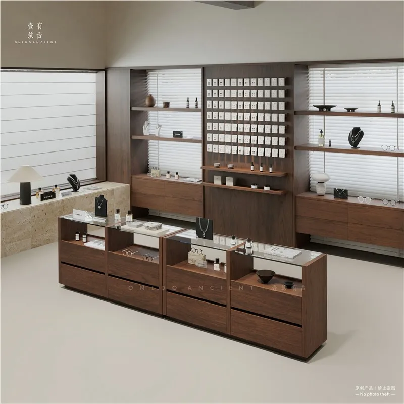 Accessory Storage Reception Desks Wall Sample Placement Reception Desks Retro Office Furniture Sportello Di Ricevimento YS40CC