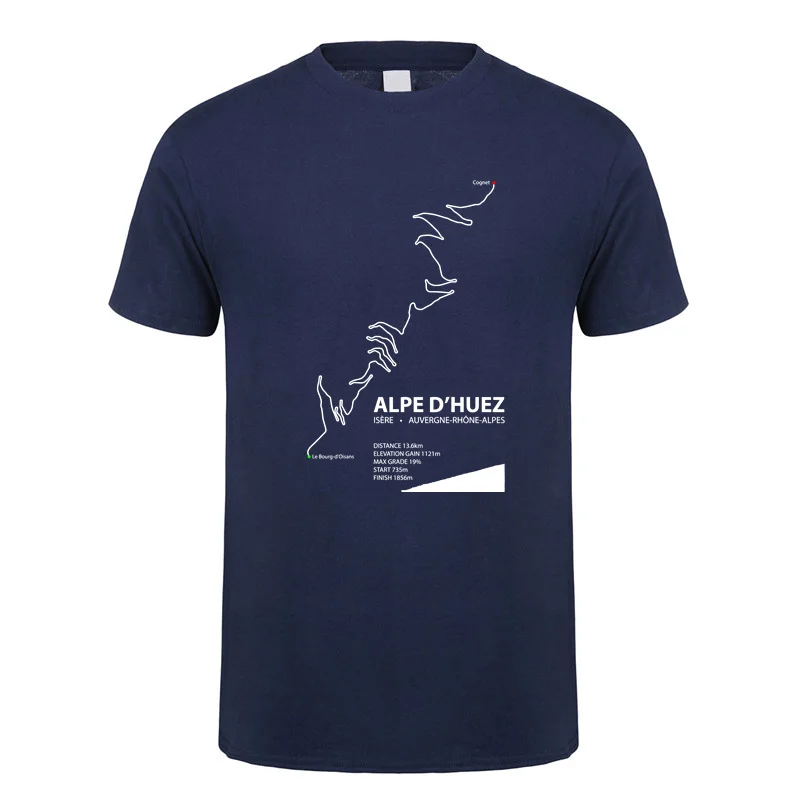 Alpe d Huez T Shirt Men Women Streetwear Tops Summer Short Sleeve Cotton Birthday Gifts T-shirt Man Tees DY-148