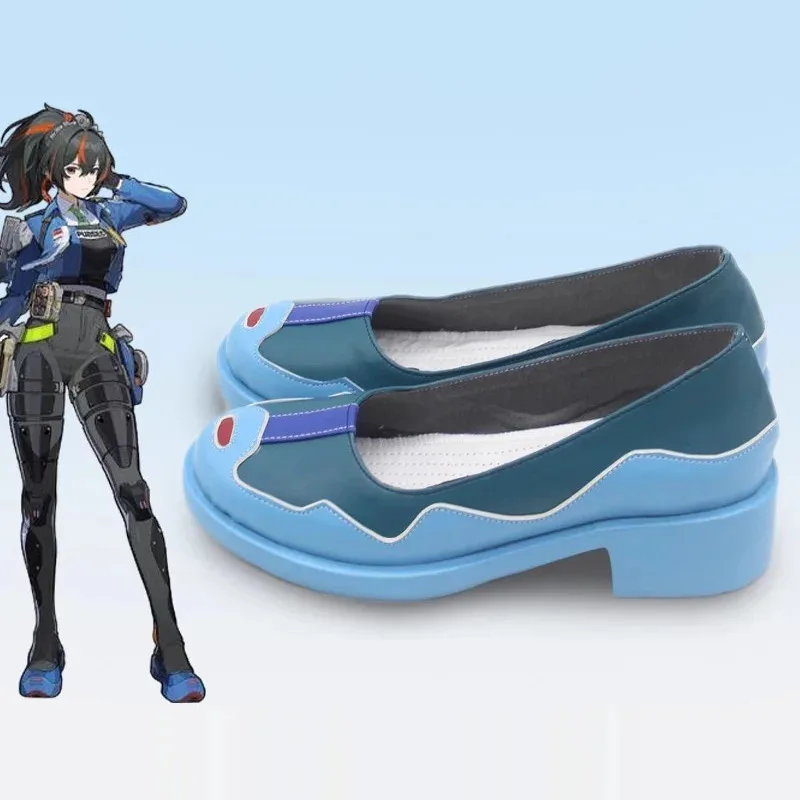 Zhu Yuan Zenless Zone Zero Обувь для косплея Сапоги Игра Аниме Хэллоуин Вечеринка Ролевая игра Костюм Опора для женщин Menv;6,a'3.k;8,