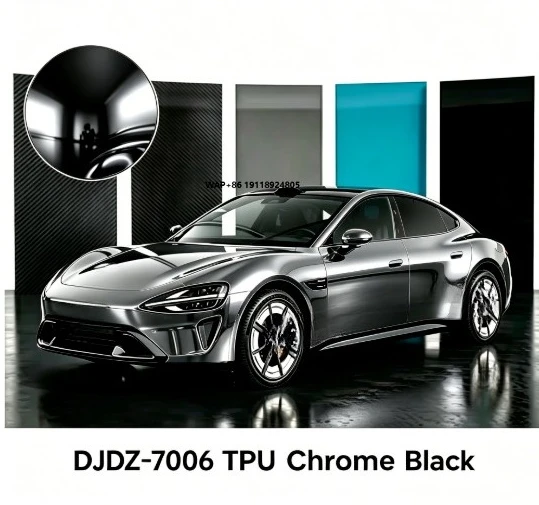 Factory Supply Color PPF Chrome Black Car Body Film Color Changing PPF Car Wrapping Film Easy Air Release Car Wraps Color PPF